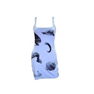 mythsprints rework: deep monsters mini dress